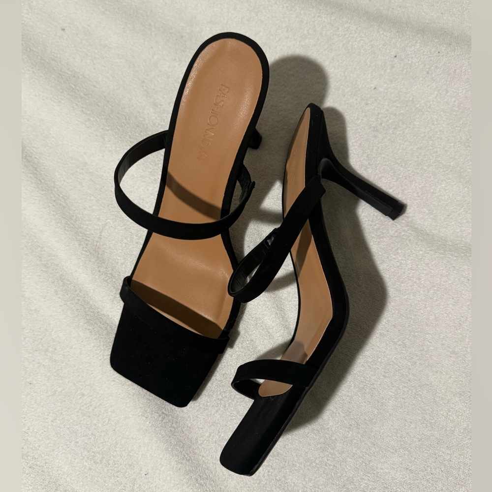 Black heels